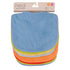 Neat Solutions 8 Count Multi-Color Solid Knit Terry Feeder Bib for Boys