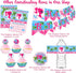 Pajama Glam Slumber Party Banner, Happy Birthday Glamour Girl Pennant Decorations