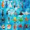 24 Pieces Sea Animals Toys Set - Ocean Sea Animals Figures, Plastic Sea Creatures Bath Educational Toys