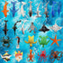24 Pieces Sea Animals Toys Set - Ocean Sea Animals Figures, Plastic Sea Creatures Bath Educational Toys