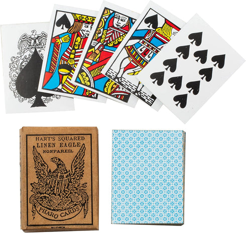 Artisan Owl Old West Pharo Playing Cards - Classic Deck for Card Games
