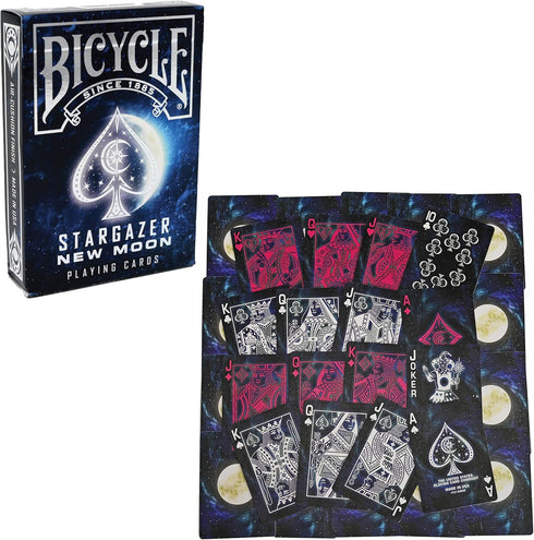 Bicycle Stargazer Collection - 6-Deck Collector's Bundle with New Moon, Observatory, Nebula, Sunspot, Falling Star