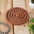 Ajuny Handcrafted Indian Wooden Round Labyrinth Ball Maze Puzzle Board Game - Challenging Education Game for Kids,