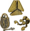 Brain Teaser Puzzles - 3 PCS Metal Puzzles Kit, Unlock Interlock Mind IQ Logic Test Disentanglement Games Educational