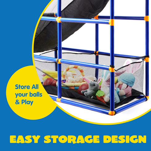 JOYIN Arcade Basketball Game Set, Indoor/Outdoor Sport Play with 4 Balls and Hoop for Kids 3 to 12 Years Old
