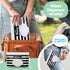 BUMCO Airtight Wipes Dispenser, Keeps Wet, Reusable Refillable Pouch, Diaper Bag Organizer for Travel, Carrying Clutch