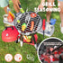Set, Set, Playset 2 3 4 JOYIN Kitchen Toy BBQ Play Grill, Cooking Toy Little Chef Play, Kids Grill Interactive BBQ