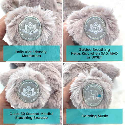 Omi The Elephant Meditation Toy - Educational Mindfulness Tools for Kids, Calm Down Toy for Social Emotional Learning