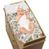 Sweet Jojo Designs Vintage Floral Boho Girl Baby Nursery Changing Pad Cover - Blush Pink, Yellow, Green and White
