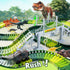 268 3-5, Set, 2 Set, 3-9 PCS Race Tracks Dinosaur Toys for Kids Glow in The Dark Magic Toy Dinosaur Cars Track