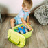 SOMMER 5-in-1 Magnetic Vehicles Toy Playset, Mix and Match STEM Stacking Assembling Car Kit with Storage Box for Kids