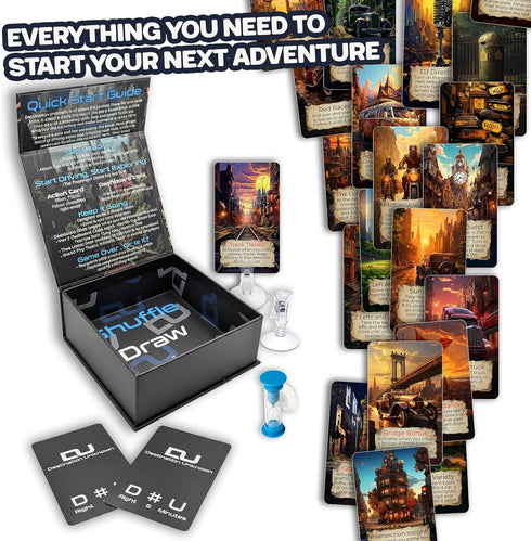 Destination Unknown: Urban Explorer The Road Trip Adventure Card Game | Travel Game for Couples, Friends & Families |