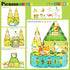 PicassoTiles 8 Character Farm Animal Toy Set with Magnetic Tiles, STEM Learning Kit for Kids Age 3+ PTQ17