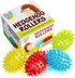 Spiky Balls Stim Toy 4 Pcs Set - Picking Desk Fidgets for Kids & Adults, Sensory Fidget Toys
