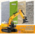 3, 4, 5, 6, 7, 8, 9, 10+ 13CH V-Opitos RC Excavator Toys for Boys Age Years Old, Excavable Remote Control Construction