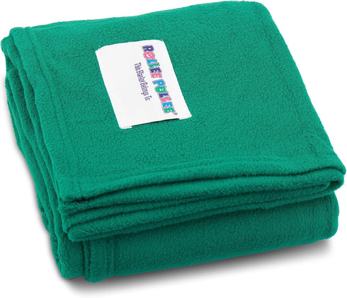 Children's Nap Blanket, Super Soft Anti-Pill Fleece Blanket for Toddlers and Kids, 36" x 48" (Green, Single) by ROLLEE POLLEE