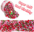 Green & Red Pearl Bead Slime, Good Stretchy & Non-Sticky Crunchy Slime, Slimes Party Favors for Kids, Slimes Sensory