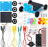 Sntieecr Solar Motor Kit with Electric Circuit, DIY STEM Science Project for Kids, Educational Montessori Learning Kits