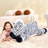 IKASA Large 30" Zebra Stuffed Animal Plush Toy - Cute Jumbo Soft Toys, Huge Fluffy Fat Oversized Plushie