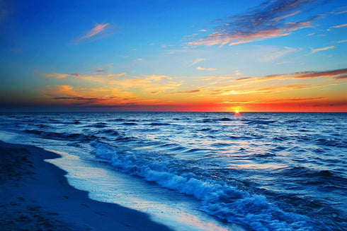 1000 Pieces Wooden Jigsaw Puzzle for Adults - Hawaiian Sunset Beach Art Home Decor DIY Gift for Mom, Wife, Friend