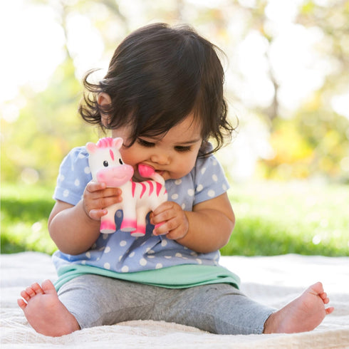 Infantino Squeeze and TeeThe Zebra Teether Toy