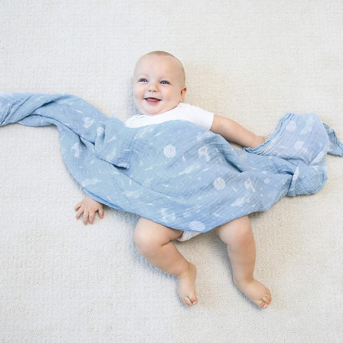 Set, 4 Pack, aden + anais Essentials Swaddle Blanket, Boutique Muslin Blankets for Girls & Boys, Baby Receiving