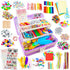 SMILESSKIDDO Arts Craft Supplies for Kids - 1100+ PCS Toddler DIY Craft