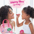 Toddler Play Purse for Kids with Accessories, Pretend Makeup, Keys, Smartphone, Dress Up Toy Purse