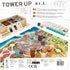 8+, 2-4 30 Monolith Board Games: Tower Up - City Building Board Game, Competitive Strategy, Urban Construction