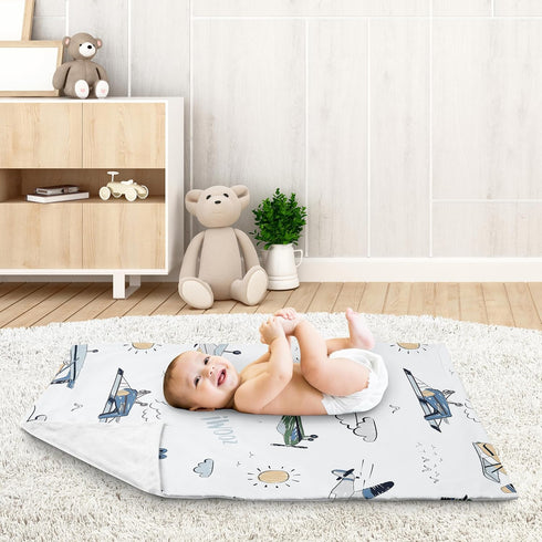 Sweet Jojo Designs Vintage Airplane Boy Soft Baby Blanket Receiving Security Stroller Swaddle Toddler Newborn Infant