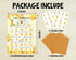 Bumble Bee Bingo Games Cards, Honeycombs Bingo Game Set, Baby Shower Party Supplies for Adults, Gender Reveal Bingo
