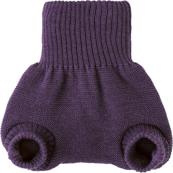 Disana 100% Organic Wool Diapers Cover/Soaker/Over Pants Made in Germany (Aubergine, 12-24 Months