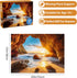 Jeacirio 500 Sunset 500 20.5 15 Pieces Puzzles for Adults Jigsaw Puzzle Beach Sea Cave Puzzle for Elderly, Recycled