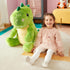 IKASA Large 23" Dinosaur Stuffed Animal Plush Toy, Giant Cute Jumbo Soft Toy for Kids