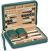 Yellow Mountain Imports Travel Size Backgammon Mini Game Set, Magnetic Checkers, 9-inch Board