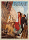 MyPuzzle Italy: Rome by Vespa Vintage Poster - Premium 500 Piece Jigsaw Puzzle for Adults