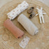 3 Pack 47 47 inches, Konssy Muslin Swaddle Blankets for Unisex, Newborn Receiving Blanket, Large x Soft Breathable