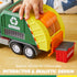 Set Vroomix LED Garbage Truck Toy Includes Dumpster, Toy Truck with Mode Switch & Volume Control, Trash Vehicle