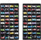 Storage Case for 80 Hot Wheels Matchbox Cars, Double-sided Hanging Display Case Fits 80 Toy Cars (Black)