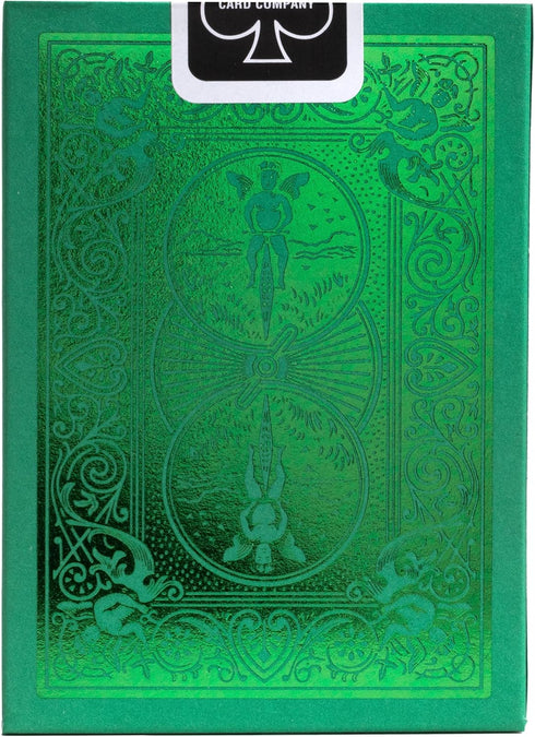 Bicycle Metalluxe Green Playing Cards - Premium Metal Foil Finish, Poker Size