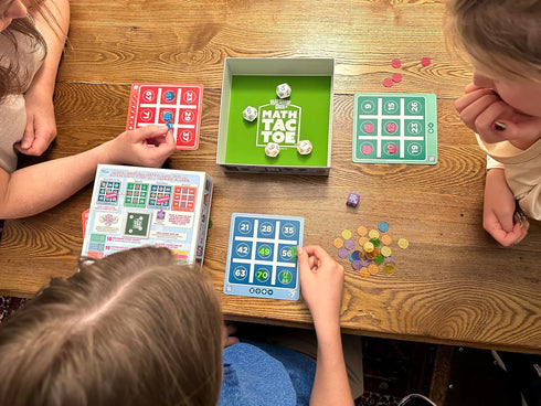 8 Semper Smart Games PlaySmart Dice Math-Tac-Toe Math Game: Get Sharp on Mental Math with a Fun New Twist on a Timeless