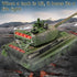 Bvrorere WW2 1:28 9 6 7 8 9 10 RC Tank, Remote Control German King Tiger Army Tank Toys, Scale Channels RC Military