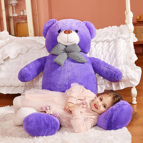 IKASA Giant Teddy Bear Stuffed Animal Plush Toy - Large Bear Cute Jumbo Soft Toys - Gifts for Kids