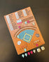 CBLKUS Baseball Dice Board Game,Fun Board Game with Dice,Wooden Baseball Games for Family,Party and Holiday