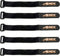 Apex RC Products 5 Pack 20mm x 200mm HD Rubberized Non-Slip Battery Straps