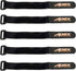 Apex RC Products 5 Pack 20mm x 200mm HD Rubberized Non-Slip Battery Straps