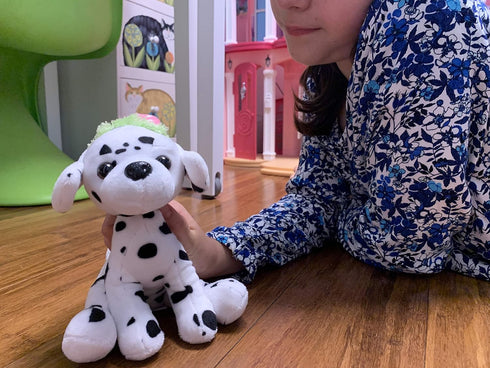Plushland Pawpals Stuffed Animal Teddy Bear Toys Puppy Dog 8 Inches, Birthday Holiday Best Friend (Dalmatian)