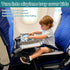 NNOODUST Toddler Airplane Bed for Toddler with Tray Cover Can Turn into Bag, Toddler Airplane Seat Extender for Kids