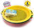 Set 4 Pack (8.75'' 9.75") Matty's Toy Stop Sand Sifter Sieves for Sand & Beach (Red, Blue, Yellow & Green) Complete