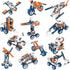 12-in-1 STEM Kit Toy for Kids - 152 Piece Construction Building Set for Boys and Girls Ages 4-12